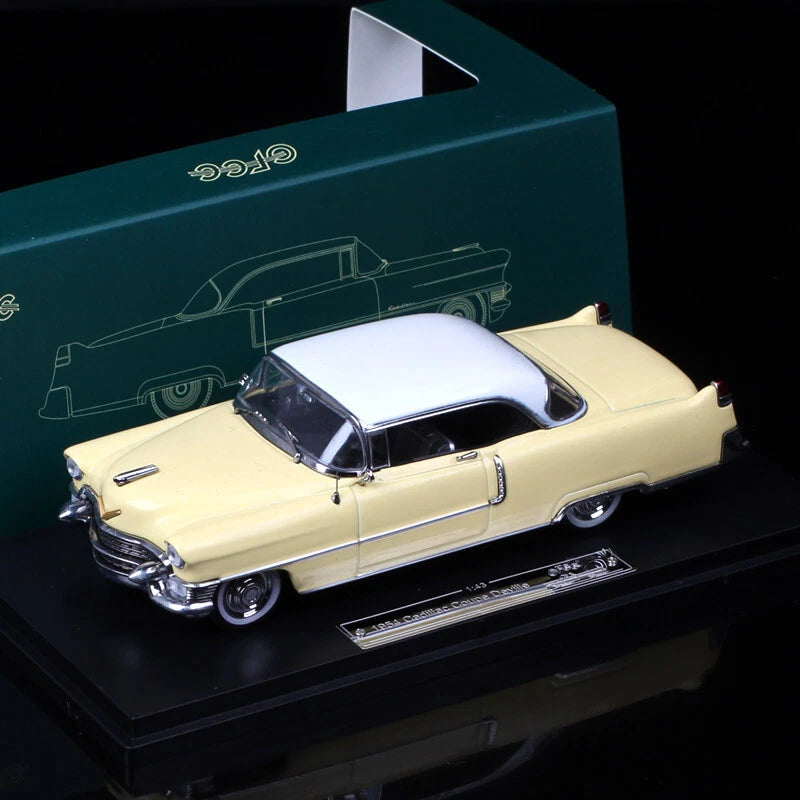 Cocoland Toys GFCC 1954 Cadillac Coupe De Ville 1:43 scale diecast model with acrylic display case