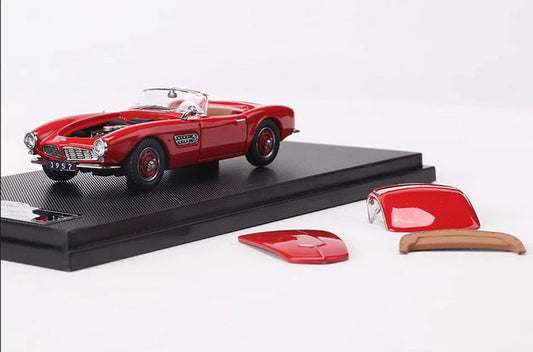 CFCC 1/64 Scale BMW 507 Hardtop Roadster 1957 Red Limited Edition 499