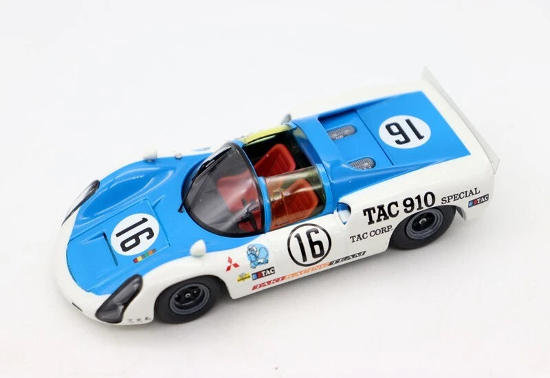 EBBRO Racing Car 1/43 Porsche 910 1969 Diecast Models for Collection