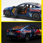 BMW M4 DTM Racing Car Rear View Diecast Model Cocoland Toys