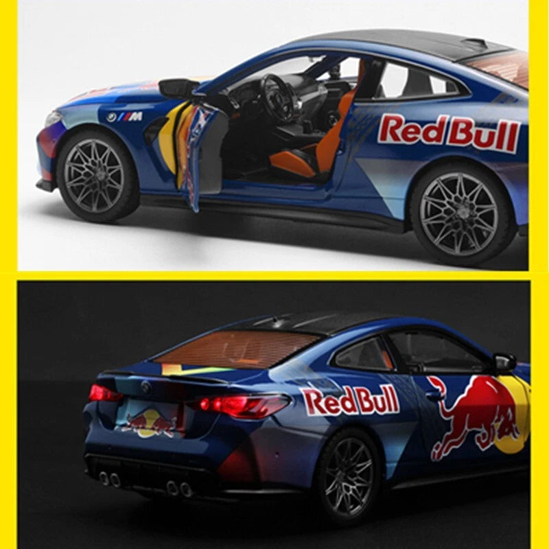 BMW M4 DTM Racing Car Rear View Diecast Model Cocoland Toys