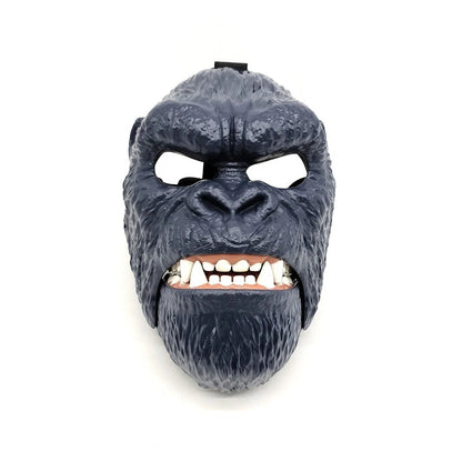 Electric King Kong Mask Gorilla Ape Mask Movable Jaw Halloween Cosplay Props