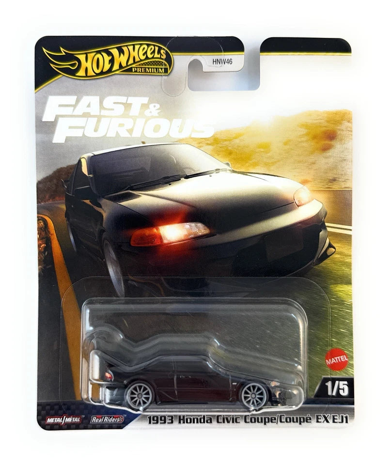 Cocoland Toys Hot Wheels Fast And Furious Honda Civic Performance Car Die-Cast Car Front Card View
