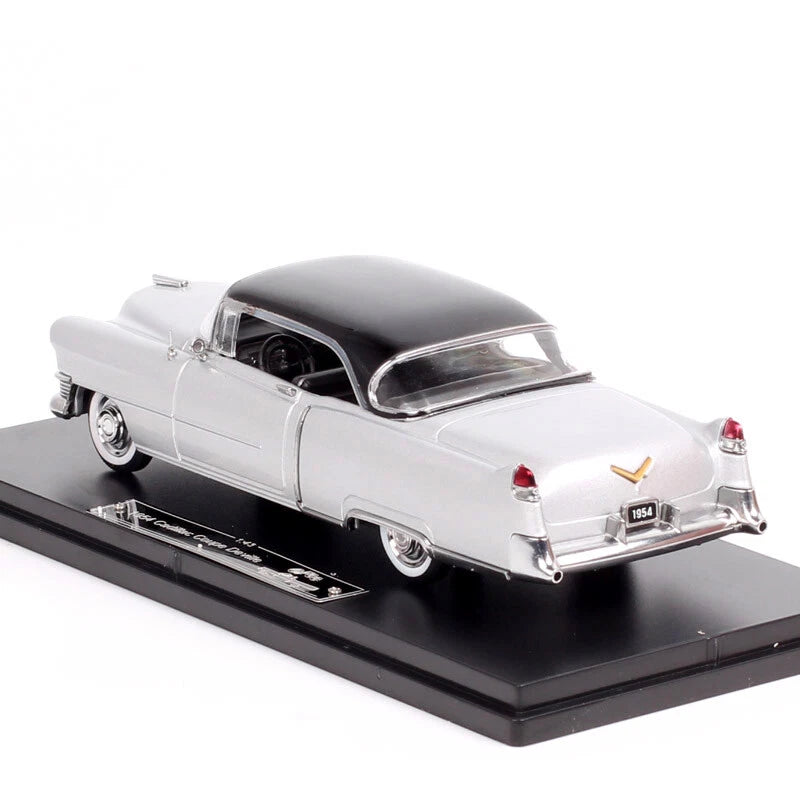 Cocoland Toys GFCC 1954 Cadillac Coupe De Ville Silver rear three-quarter view