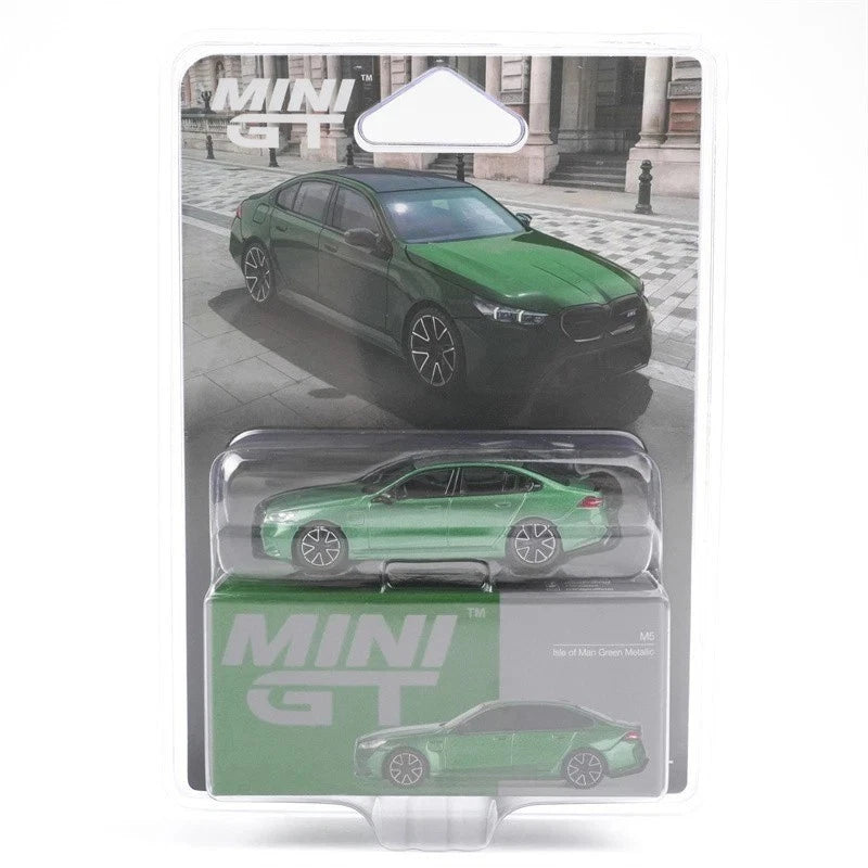 Mini GT Blister #1086: BMW M5 Isle of Man Green Metallic