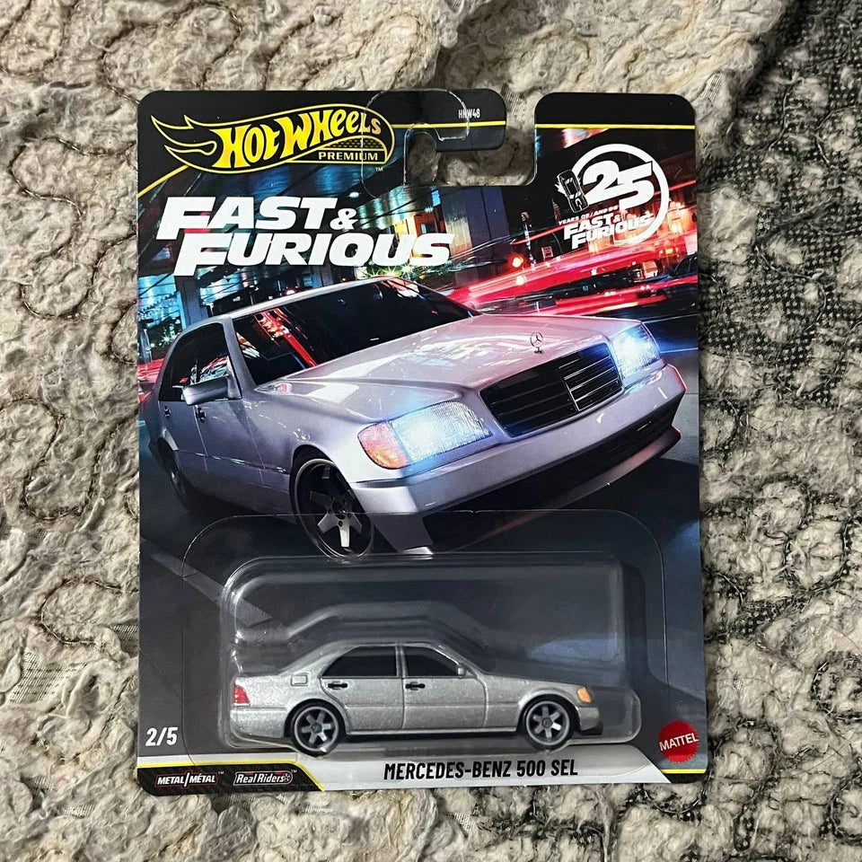Hot Wheels Fast & Furious 25Th Anniversary Premium Mercedes-Benz 500 SEL