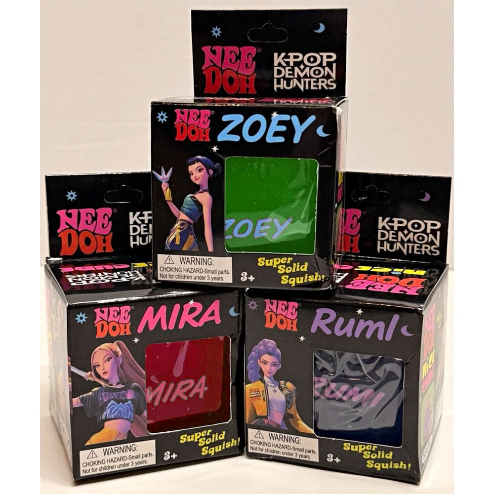 Nee‑Doh Kpop Demon Hunters Squish Fidget Toy ( Random 1 ) Pack of 2
