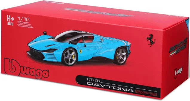 Bburago - 1/18 Signature Series Scale Model Compatible with Ferrari Daytona SP3 Closed Top 2022 (Blue)