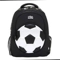 Smiggle Goal Kids Backpack for Boys & Girls with Laptop Compartment and Dual Drink Bottle Sleeves | Football Print