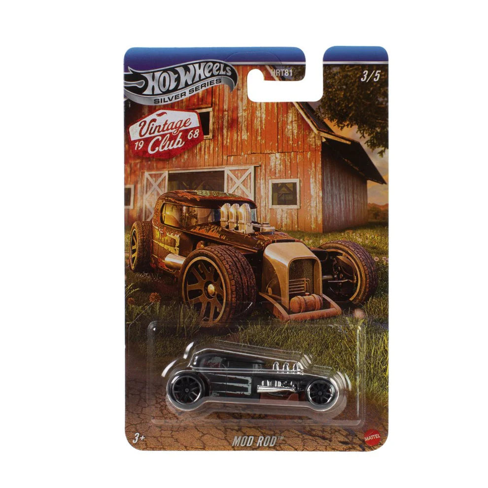 Hot Wheels Mod Rod  2026 Silver Series Vintage Club 1:64 Scale ( Imported )