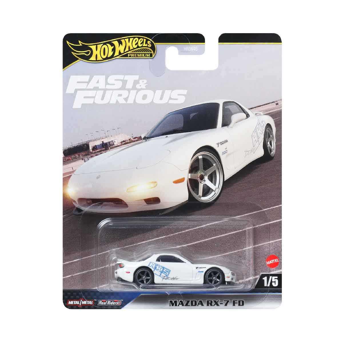 Hot Wheels Premium Fast & Furious Mazda Rx-7 FD Collectible Diecast