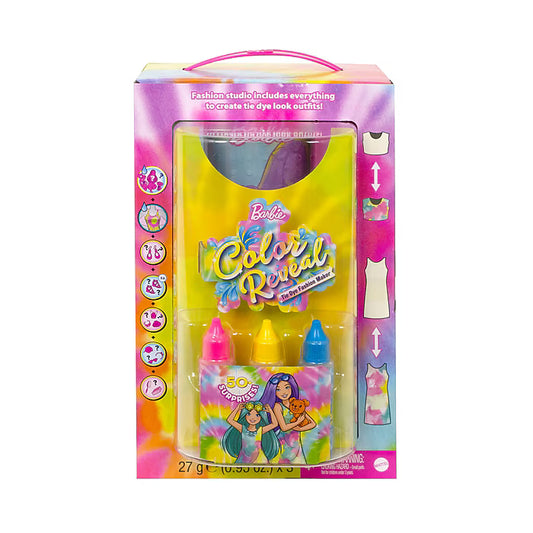 Mattel Barbie Color Reveal Tie Dye Fashion Maker