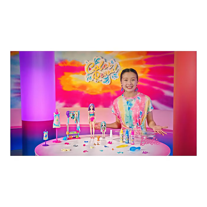Mattel Barbie Color Reveal Tie Dye Fashion Maker
