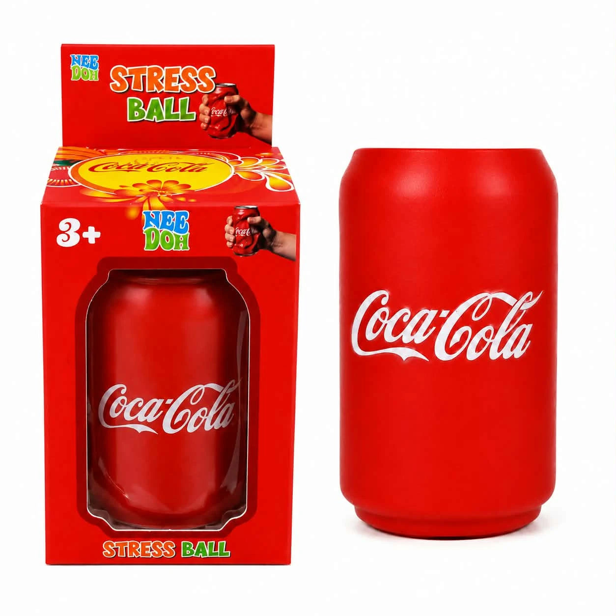 NeeDoh Beverage Stress Balls (Coca-Cola, Pepsi, Fanta,) (Random 1 ) (Pack Of 2)