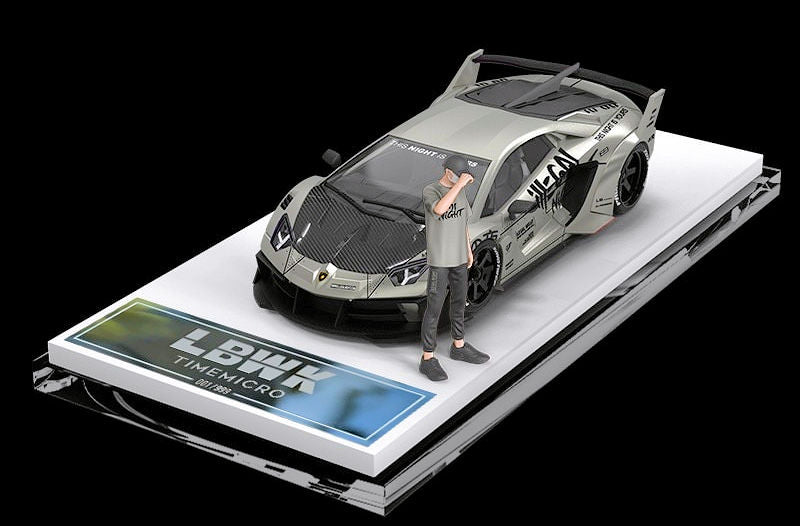 Timed Micro 1/64 Scale LBWK LP700 GT EVO – Grey/Carbon
