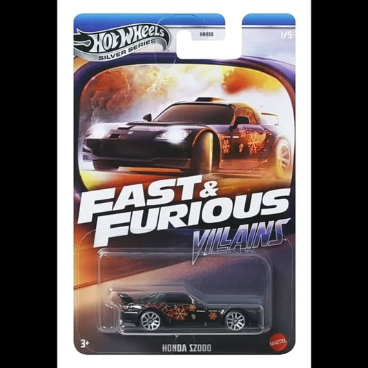 HOT WHEELS FAST & FURIOUS SILVER SERIES Villains Honda S2000