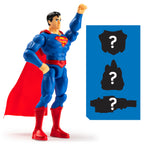 DC Comics, 4-Inch SUPERMAN Action Figure with 3 Mystery Accessories, Adventure 1